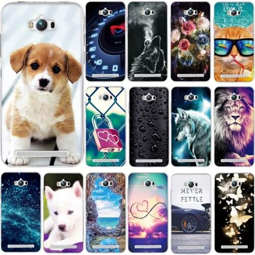 For Asus ZenFone Max ZC550KL Cover 5.5" Case Cartoon 3D Relief Print Pattern Back Cover TPU Soft Silicone Case Coque Funda