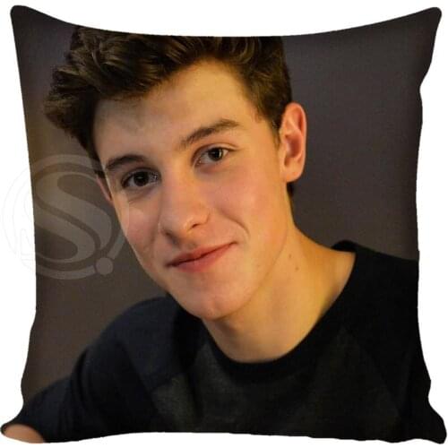 G0309 HOT Handwritten Shawn Mendes Style throw Pillowcase Custom Home Best Hot Sale 40x40cm Drop Shipping