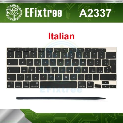 Laptop New A2337 Key Keycap Keys Cap Italian Repair For Apple Macbook Air Retina 13" M1 EMC 3598 2020 Year