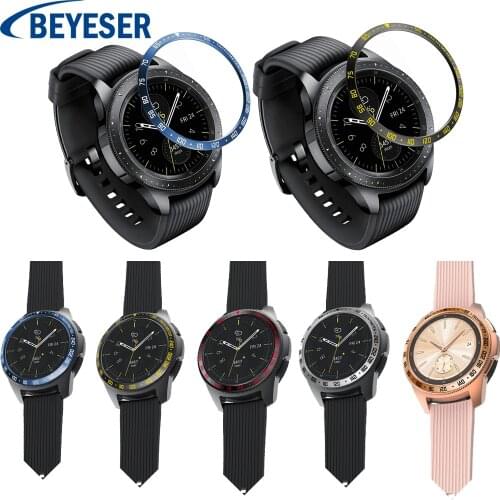Fashion Frame Style for Samsung Galaxy Watch 42mm Bracelet Case Accessories Replacement Bezel Ring Cover Anti Scratch Protection