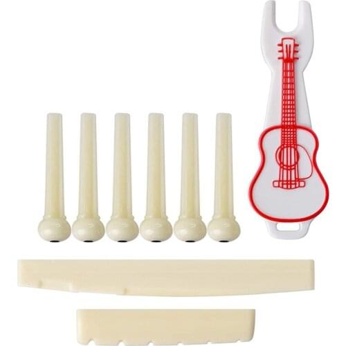 New 9 PCS Acoustic Guitar Bridge Pins, the Guitar Parts and Accessories Perfectly Restore the Pure Tone