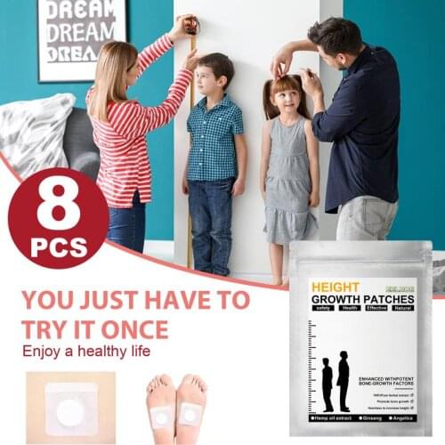 10 Packs 80pcs Heightening Foot Patch, Muscle Growth Patch, Body Growth Essential Foot Care Products For Adults And Adolescents