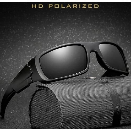 Luxury Polarized Sunglasses Men Women Brand Designer Retro Driving Shades Male Sun Glasses For Men Square Sunglass Mirror Oculos