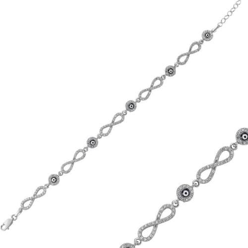 Tevuli 925 Sterling Silver The Genres Change Infinity ladies bracelet