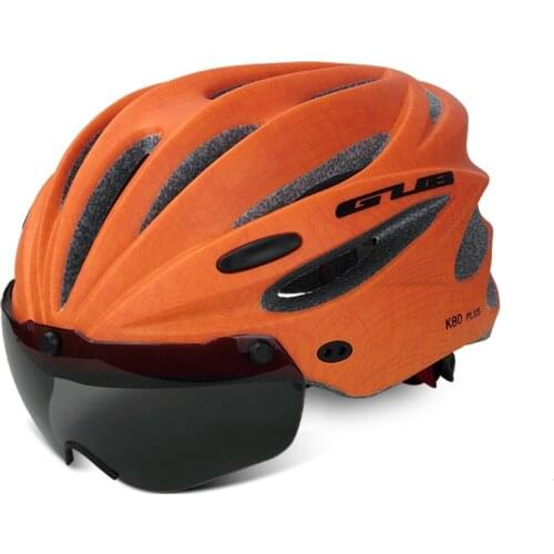 Color Changing Helmet With Magnetic Goggles Helmet Unisex Intergrally-molded Mountain Bicycle Helmet Road Bike Safe Hat cycling