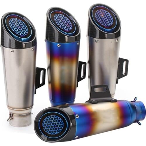 Motorcycle Exhaust Muffler Pipe Escape Motoo Exhaust For Suzuki GSX-R GSXR 600 750 1000 K1 K2 K3 K4 K5 K6 K7 K8 with laser logo