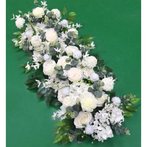 10pcs 100cm Flower Row Arch Arrangement Flower Stage Road Lead Flower Wedding Scene Layout Party Decoration Floral