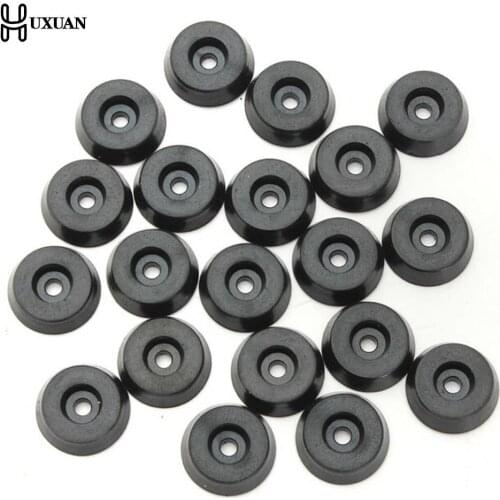 20pcs Rubber Table Chair Furniture Feet Leg Pads Tile Floor Protectors 18x15x5mm