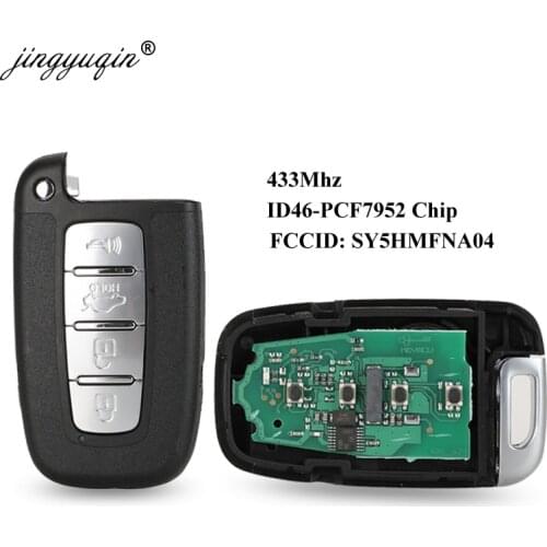 4BT Smart Remote Key 433Mhz ID46 For Kia Forte Soul Rio Borrego Sorento Optima Hyundai I30 IX35 Sonata Genesis Equus Veloster