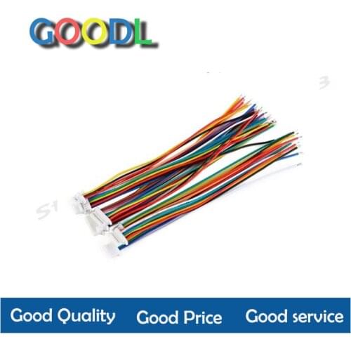 5PCS SH1.0mm electronic wire terminal wire 2/3/4/5/6/7/8P single/double-headed wire 10cm patch cord