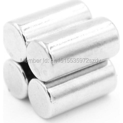 500pcs Strong Round Dia 5mm x 10mm N35 Rare Earth Neodymium Magnet Art Craft Fridge 5x10mm