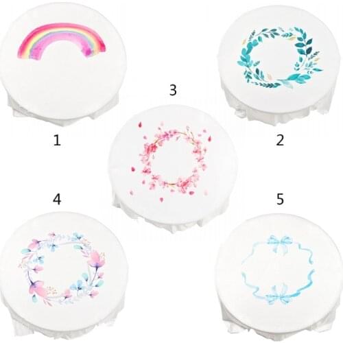 A2UB 130x130cm Baby Photography Blanket Newborn Basket Filler Swaddle Wrap Background Cloth Backdrop