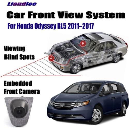 Car Front View Camera For Honda Odyssey RL5 2011-2017 Front Camera Full HD CCD Car Electornics Parking Accessories