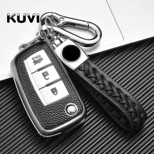 TPU Leather Car Remote Key Case Cover For Nissan X-Trail Juke Qashqai Altima Maxima Livina Tiida Nismo Key Protect Shell Holder