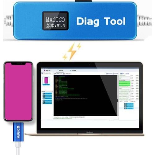 Magico Diag DFU Tool enter purple screen For iPhone 6 7 8 X & IPAD Unpack WiFi Read and write data without remove the hard disk