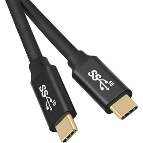 USB C Cable 3.2 Gen2 for VR Oculus Quest Type C PD 100W 4K Video Compatible Thunderbolt 3 for Macbook Pro Samsung S10 huawei 1m