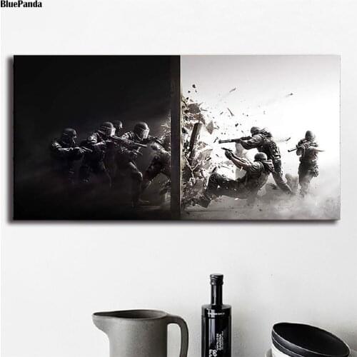 Rainbow Six Siege Game Paintings Canvas Prints Picture Modular For Living Room Poster On The Wall Home Decoration