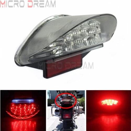 Red LED License Plate Light Motorcycle Taillights For BMW F650 F650GS F650ST F800S F800ST R1200GS R1200GS Adventure R1200 R
