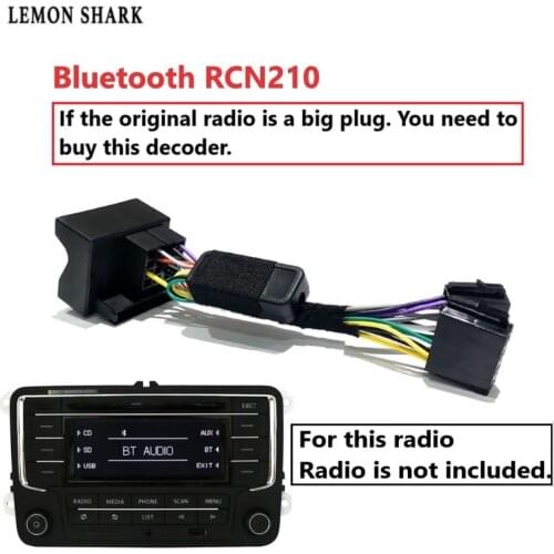 RCD320 RCN210 Bluetooth-compatible Car Radio Multifunction Steering Wheel Button Control Canbus gateway Simulator Adapter