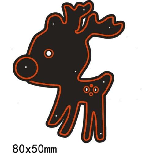 New sale diy Animal cute deer Cutting Dies Scrapbooking paper craft home decoration Metal Embossing Stamps and die for Card
