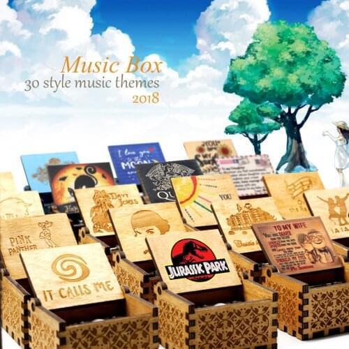 Wholesale all models of Hand Crank Sailor Moon Music Box Queen band Cajita Musical Christmas Gift Birthday gifts