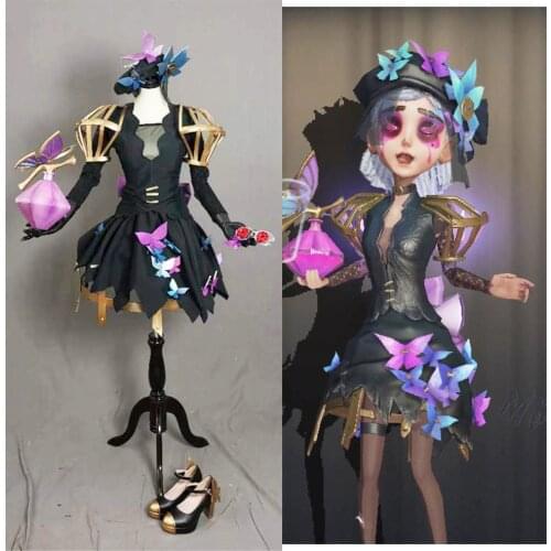 Anime Identity V Flavorist Perfumer Royal Lolita Sexy Gothic Gorgeous Dress Full Set Cosplay Costume Halloween FreeShipping 2021