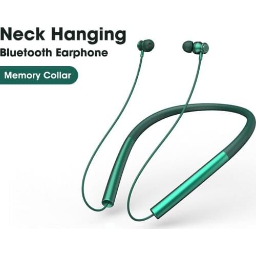 Sports Neckband Earphones Running Headphones Noise Canceling Waterproof Bluetooth Headset With Microphone Free Shipping