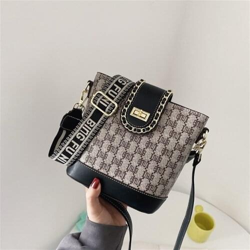 Pink Sugao Vintage PU Leather Bags for Women 2021 Trending Designer Crossbody Shoulder Handbags Womens Wide Shoulder Belt Bag