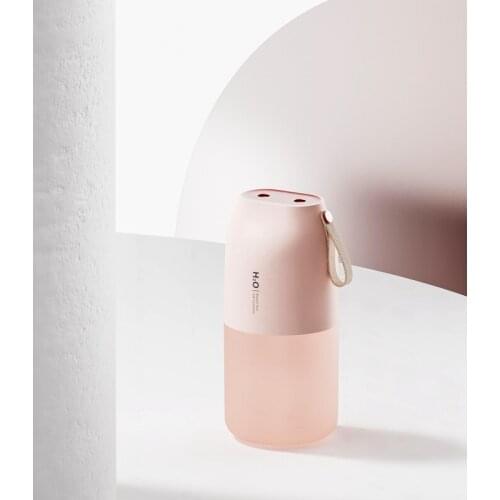 New Portable Aroma Essential Oil Diffuser 300ml Double Nozzle Air Humidifier USB Ultrasonic Air Humidificador with Night Light A