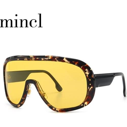 2019 Luxury Brand Oversized Sunglasses for Women Men One Piece New Designer Gradual Sun Glasses Female Goggles Ladies Vintage NX