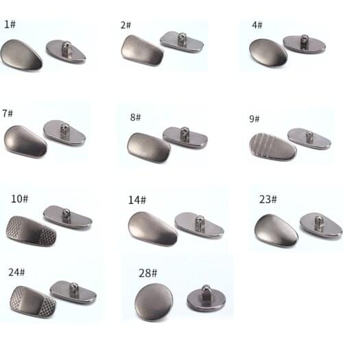 10pairs(20pcs) Anti Slip titanium Nose Pads For Eyeglasses Sunglass Glass Spectacles Eyewear titanium frame nose pad
