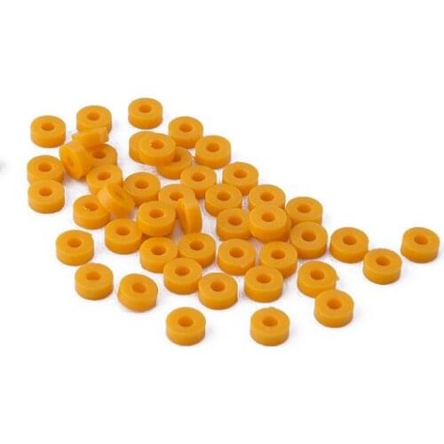 80pcs 2.5mm Inner Dia Round ABS Metric Spacer 2mm Length Round Straight Tube Spacer Plastic Standoff Assortment for DIY