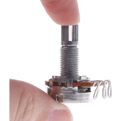 A10K Electric Bass Potentiometer Pot Effect Pedal 18mm Shaft Parts Replacement