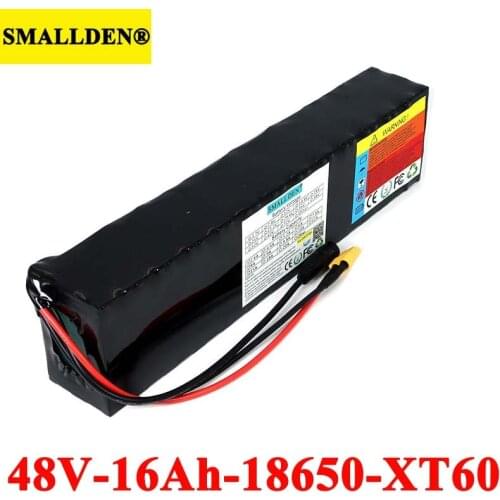 48V 16000mAh E-bike battery 18650 13S 16Ah li-ion battery pack bike conversion kit 500W 1000w XT60 Plug