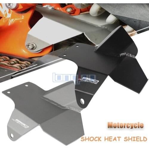 Motorcycle Accessories CNC Exhaust pipe protection Shock Heat Shield Heat Shield For 890 ADVENTURE R 2020 2021 890 Adventure ADV