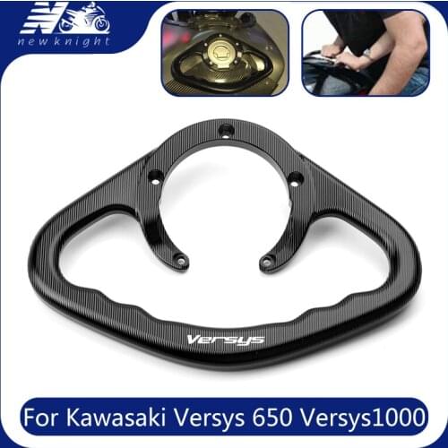 For Kawasaki Versys 650 Versys1000 Motorcycle Aluminum Passenger Handgrips Hand Grip Tank Grab Bar Handles Armrest Accessories