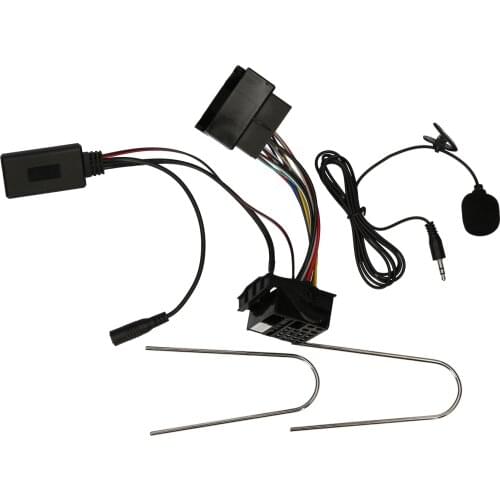 Car BT 5.0 Module Adapter with Microphone AUX-IN Audio Adapter 12pin Replacement for Peugeot 207 307 407 308 Citroen C2 C3 RD4