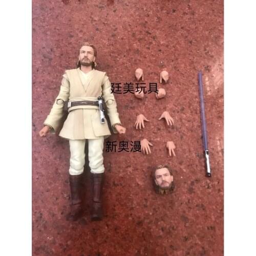 Bandai Star wars Jedi Knight SHF Obi- Wan anime action & toy figures model toys for children
