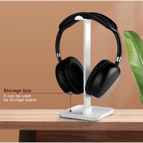 Universal Headphone Holder Earphone Rack Aluminum Gaming Headset Desktop Display Stand Bracket Racks Hanger 22*10.2*8.8cm