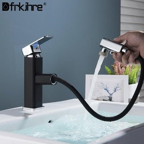 Dfrkjhre Pull-out Bath Mixers With Shower Head