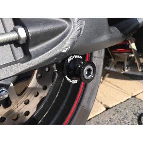 For SUZUKI SV650 SV650S Motorcycle Swingarm Spools Stand Screws Slider SV 650 S 1999-2009 2002 2003 2004 2005 2006 2007 2008