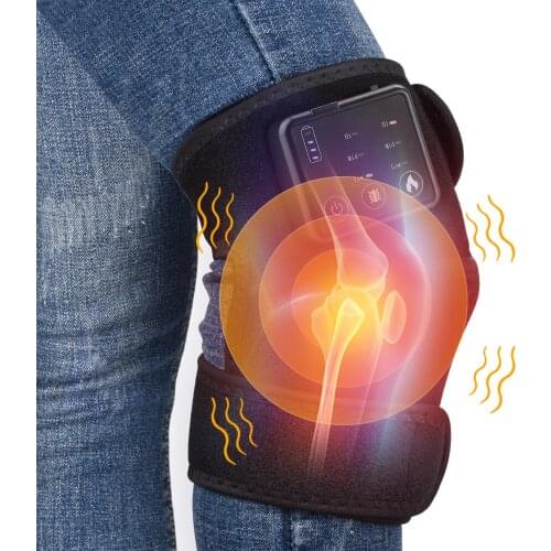 Electric Heating Knee Massager Far Infrared Joint Brace Support Pads Wrap Vibration Physiotherapy instrument Shoulder Elbow