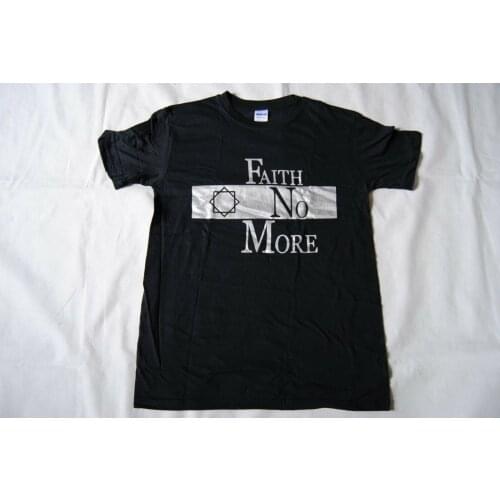 FAITH NO MORE CLASSIC LOGO T SHIRT NEW OFFICIAL WE CARE A LOT THE REAL THING Fashion
