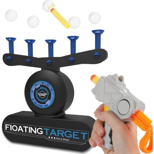 HINST childrens toys 33 X 28 x 9.5cm 1PCS USB Floating Target Airshot Game Foam Dart Blaster Shooting Ball Kid Xmas Gifts