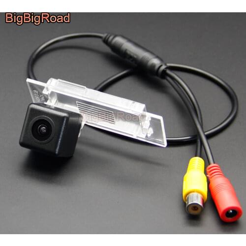 BigBigRoad Wireless Car Rear View Backup Camera HD Color Image For Renault Kadjar Clio Estate IV 2016 2017 Sandero II Stepway 2