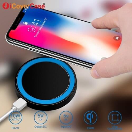 Mini Wireless Charger For Samsung Galaxy Note 9 8 5 S9 S9+ S8 Plus S8+ Chargers Case Power Dock Charging USB Pad Phone Accessory
