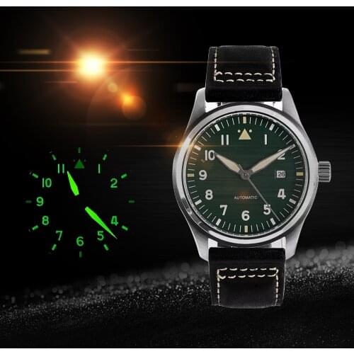 PHYLIDA 100m Water Resistant 40mm Men Skmei Automatic Watch Green Dial Hulk Crystal Lumed Ceramic Gift for Man