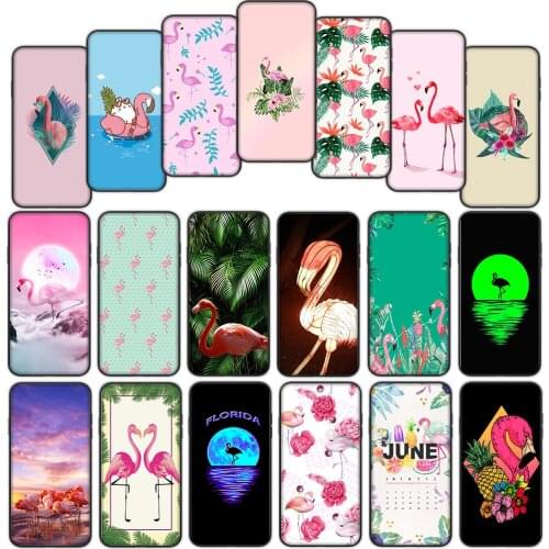 Cute Flamingo Soft Cover Case for Xiaomi Mi Note 10 Ultra A1 A2 Lite A3 Pro Max Pocophone F1