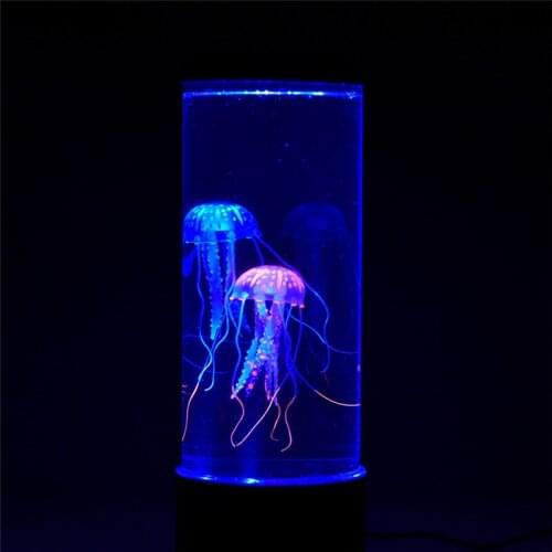 LED Night Light Jellyfish Lamp USB Power Battery Powered Color Changing Jellyfish Tank Led Light Kids Gifts Aquarium Accessoires
