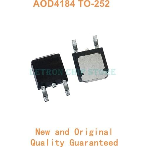 10pcs AOD4184A TO-252 D4184A AOD4184 D4184 TO252 MOSFET N-CH 40V 50A original and new IC